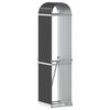 Vidaxl houthouder antraciet 40x45x170 cm gegalvaniseerd staal