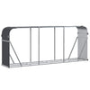 Vidaxl houthouder antraciet 234x45x100 cm gegalvaniseerd staal