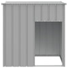 Vidaxl hondenhok met dak lichtgrijs 110x103x109 cm gegalvaniseerd staal
