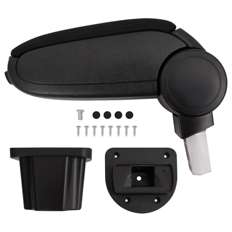 Vidaxl armsteun 12x31x(29,5-47) cm abs zwart
