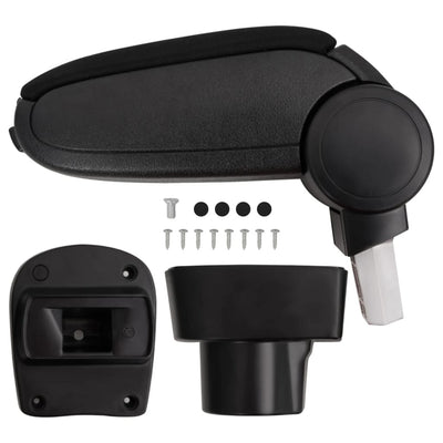 Vidaxl armsteun 12x32x(32-49) cm abs zwart