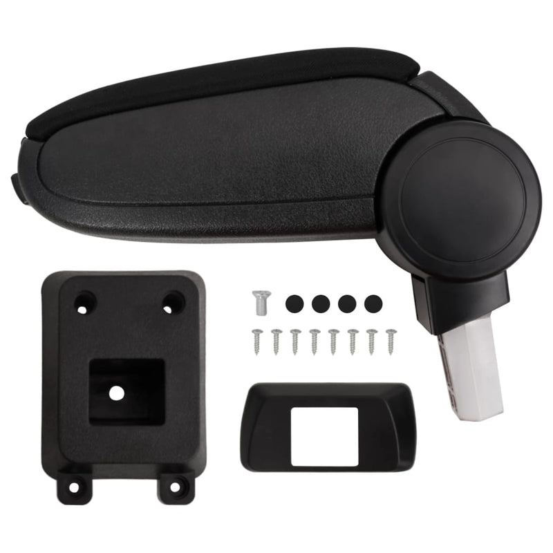 Vidaxl armsteun 12x33x(24-42) cm abs zwart