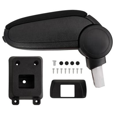 Vidaxl armsteun 12x33x(24-42) cm abs zwart