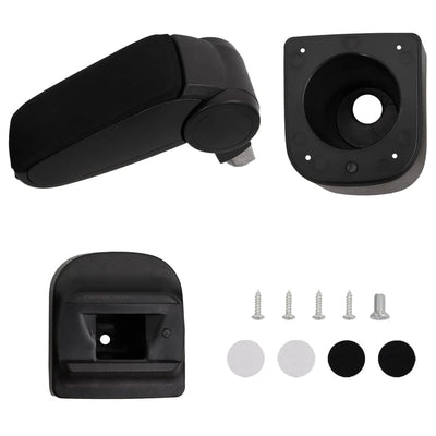Vidaxl armsteun 12x34x(35-47) cm abs zwart