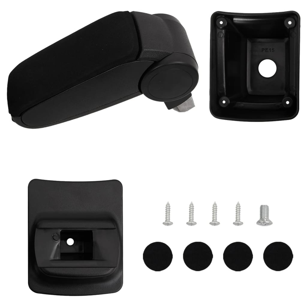 Vidaxl armsteun 13x33x(31-48) cm abs zwart