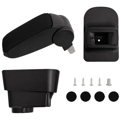 Vidaxl auto-armsteun 11x35x(32-49) cm abs zwart