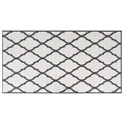 Vidaxl buitenkleed omkeerbaar 80x150 cm grijs en wit