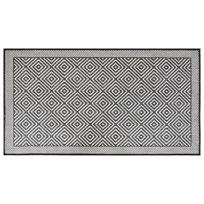 Vidaxl buitenkleed omkeerbaar 80x150 cm grijs en wit