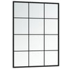 Vidaxl wandspiegels 3 st 80x60 cm metaal zwart