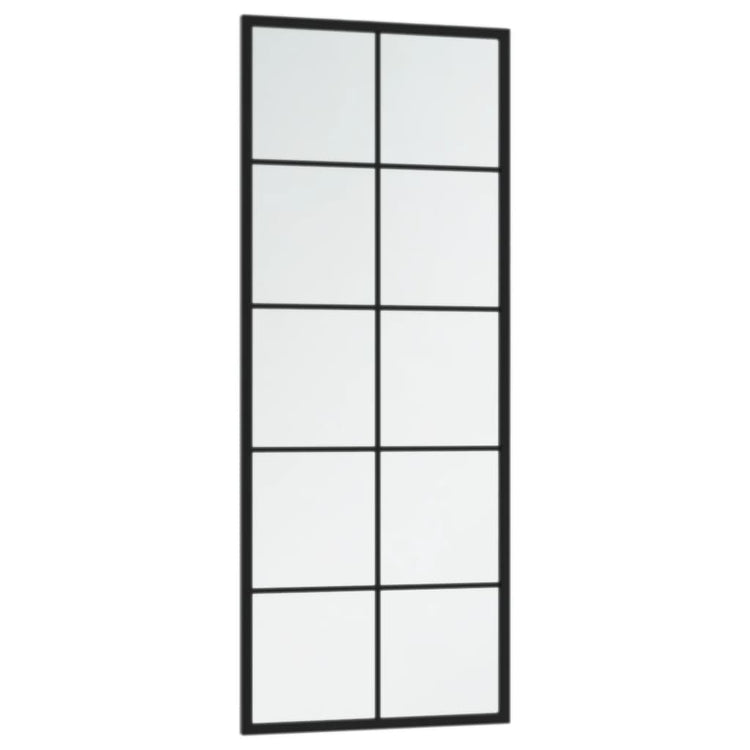 Vidaxl wandspiegels 2 st 100x40 cm metaal zwart