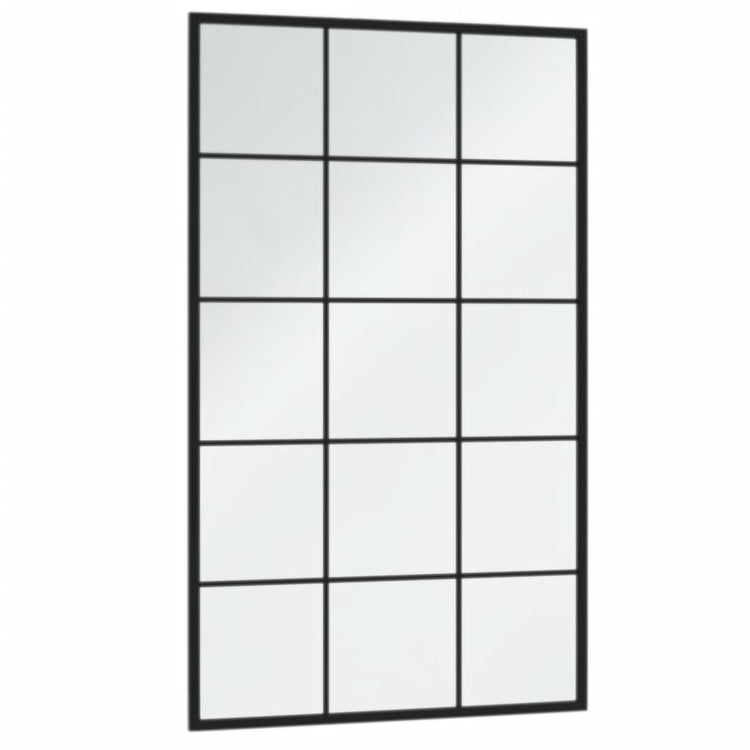 Vidaxl wandspiegels 3 st 100x60 cm metaal zwart