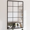 VidaXL Wandspiegels 6 st 100x60 cm metaal zwart