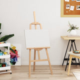 Vidaxl schildersezel 53,5x95x127 cm massief grenenhout - afbeelding 1