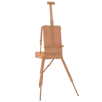 Vidaxl schildersezel 81x121x173 cm massief beukenhout