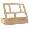 Vidaxl tafelezel met lade 33,5x25,5x7 cm massief grenenhout