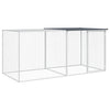 VidaXL Kippenhok met dak 203x98x90 cm gegalvaniseerd staal antraciet