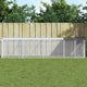 Vidaxl kippenhok met dak 403x98x90 cm gegalvaniseerd staal antraciet