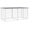 VidaXL Kippenhok met dak 203x98x90 cm gegalvaniseerd staal antraciet