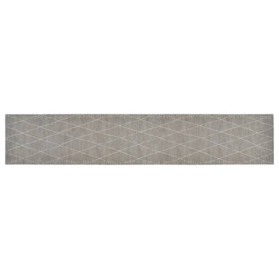 Vidaxl keukenmat wasbaar geruit 60x300 cm fluweel
