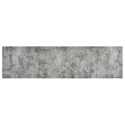 Vidaxl keukenmat wasbaar betonprint 45x150 cm fluweel