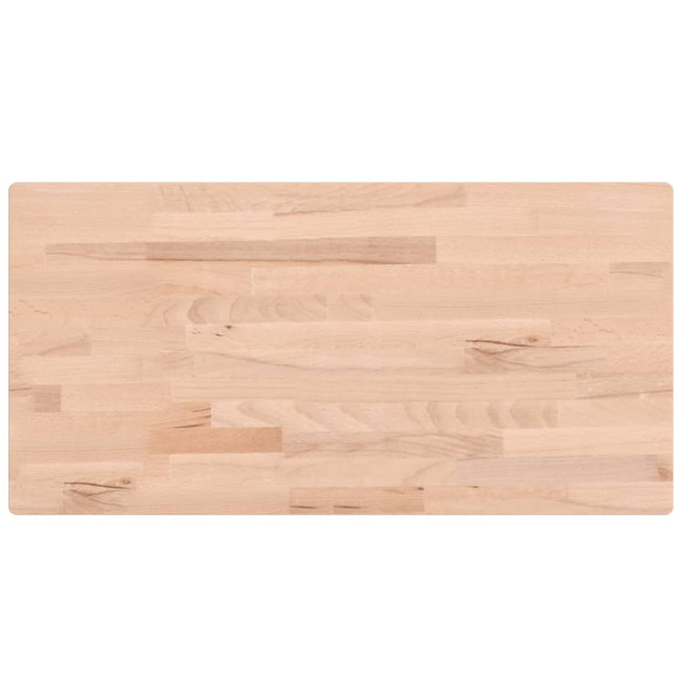 Vidaxl wastafelblad 100x50x1,5 cm massief beukenhout