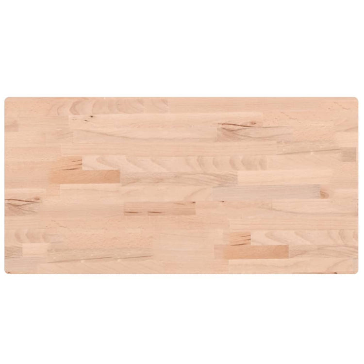 Vidaxl wastafelblad 80x40x2,5 cm massief beukenhout