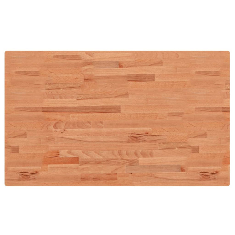Vidaxl wastafelblad 100x60x1,5 cm massief beukenhout