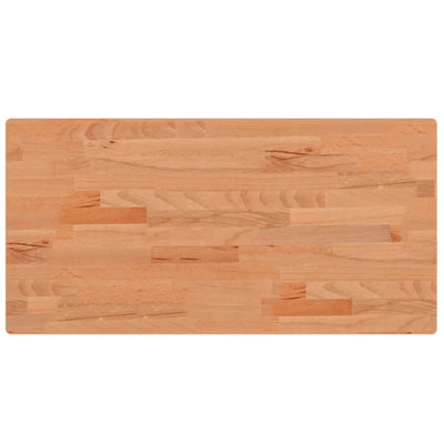 Vidaxl wastafelblad 80x40x2,5 cm massief beukenhout