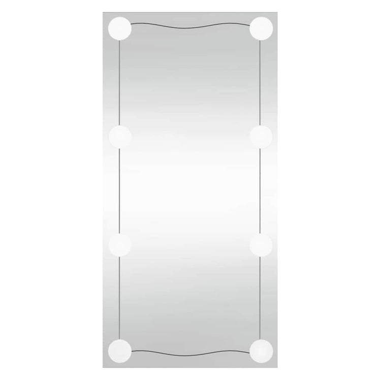 Vidaxl wandspiegel met led's rechthoekig 30x60 cm glas