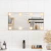 Vidaxl wandspiegel met led's rechthoekig 30x60 cm glas