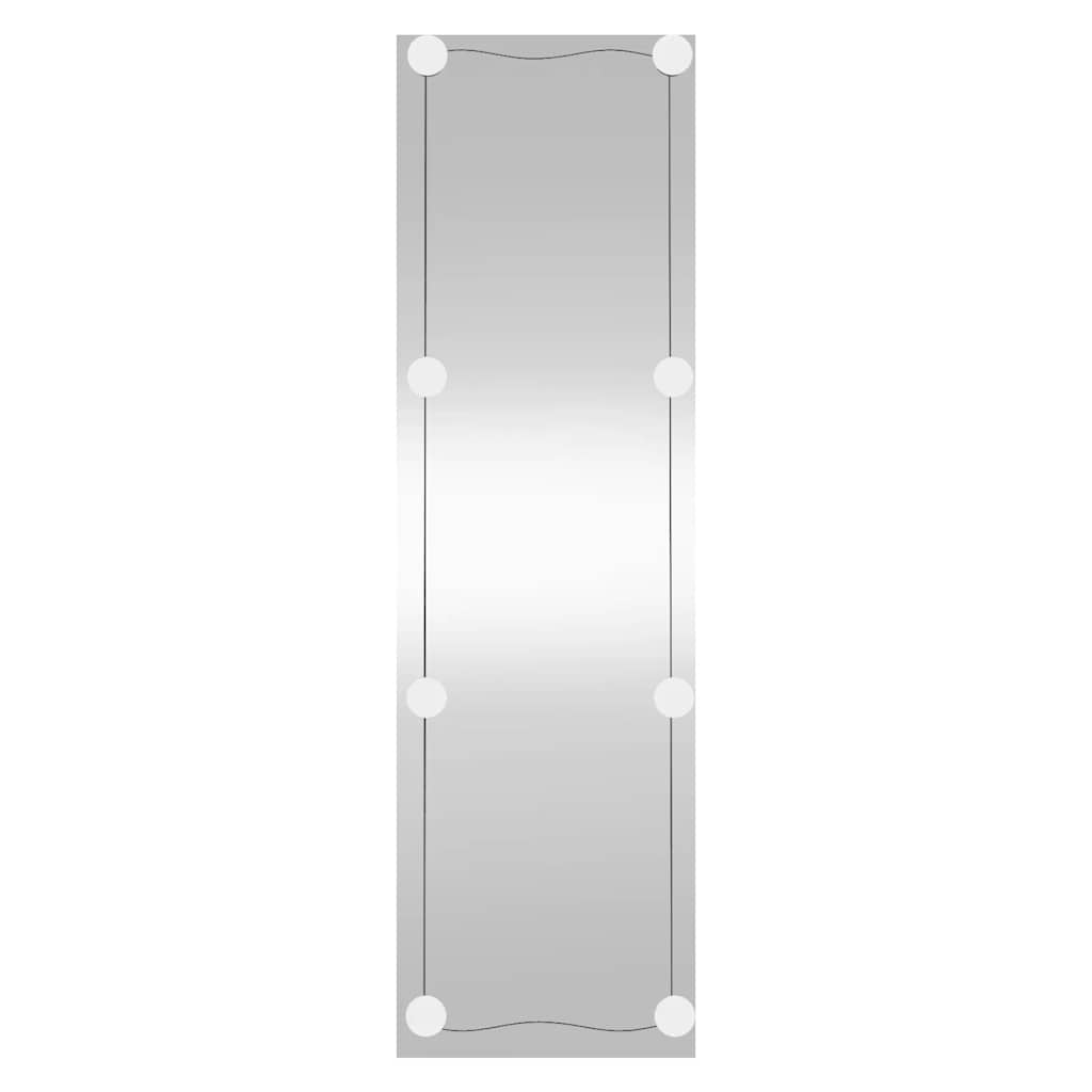Vidaxl wandspiegel met led's rechthoekig 30x100 cm glas