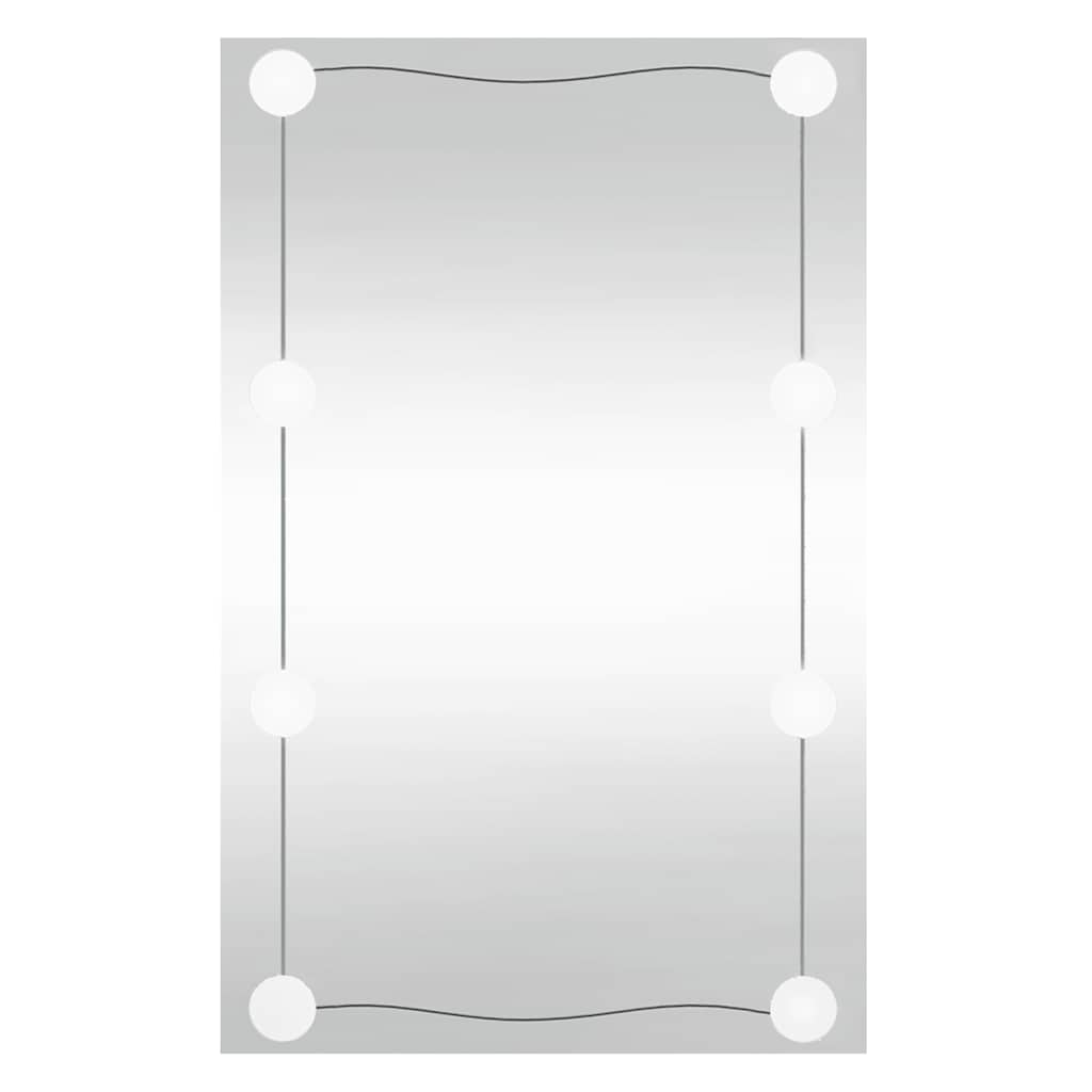 Vidaxl wandspiegel met led's rechthoekig 40x60 cm glas