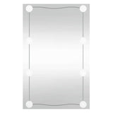 Vidaxl wandspiegel met led's rechthoekig 40x60 cm glas - afbeelding 2