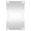Vidaxl wandspiegel met led's rechthoekig 40x60 cm glas