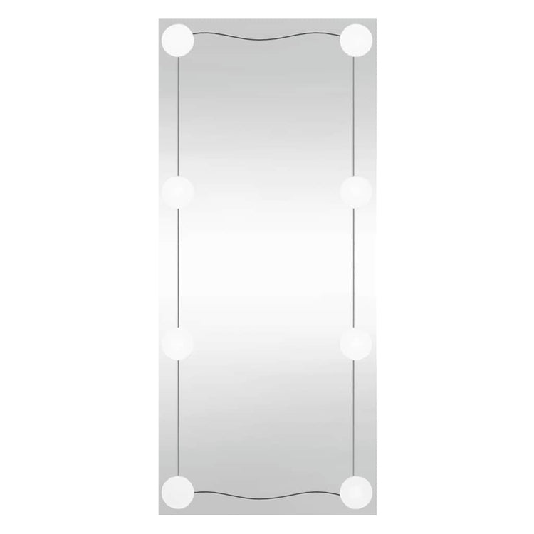 Vidaxl wandspiegel met led's rechthoekig 40x80 cm glas