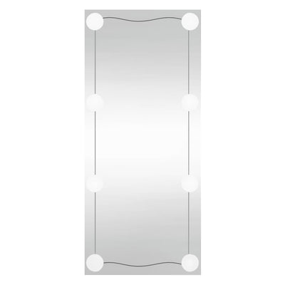 Vidaxl wandspiegel met led's rechthoekig 50x100 cm glas