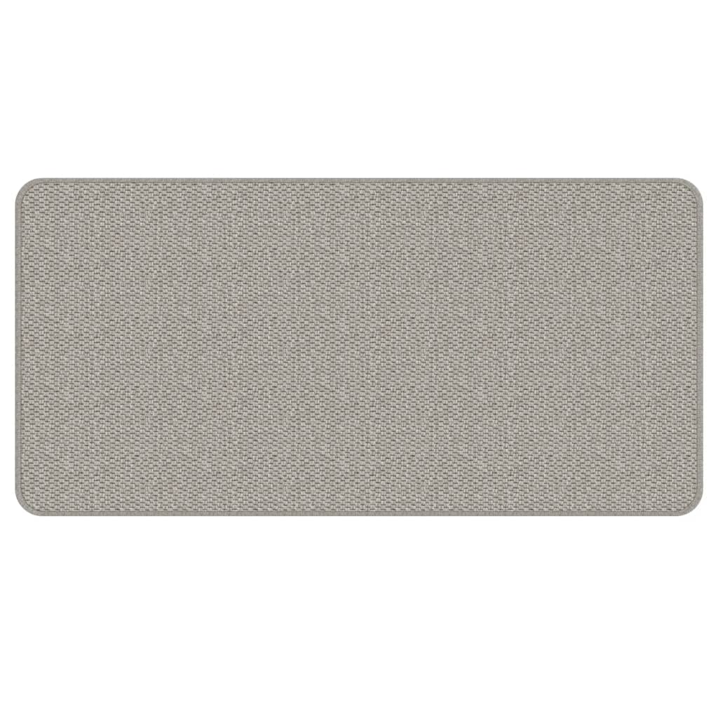 Vidaxl tapijtloper 50x100 cm sisal-look platina