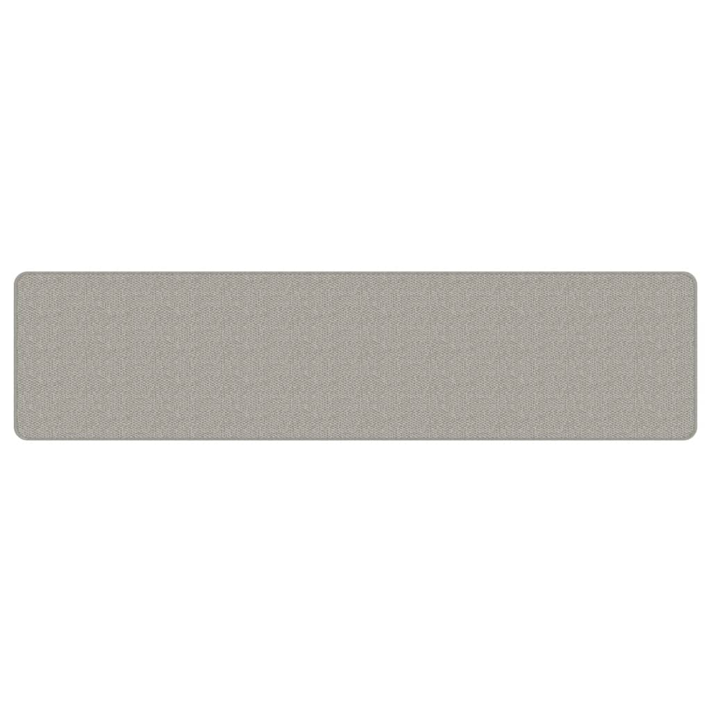Vidaxl tapijtloper 50x200 cm sisal-look platina