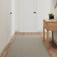 Vidaxl tapijtloper 80x200 cm sisal-look platina