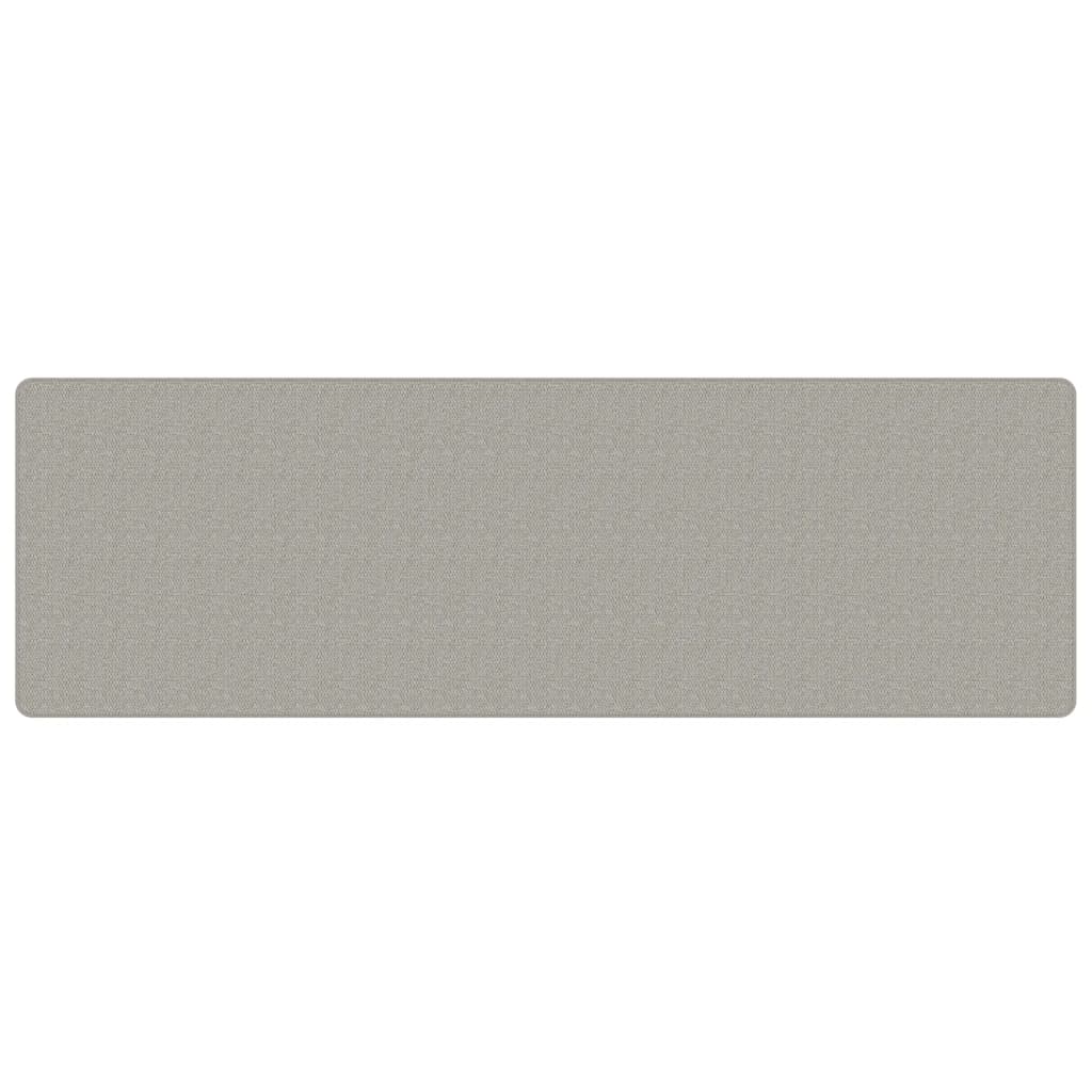 Vidaxl tapijtloper 80x250 cm sisal-look platina
