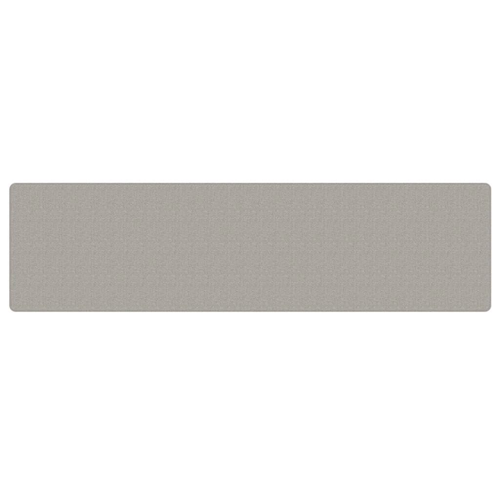 Vidaxl tapijtloper 80x300 cm sisal-look platina