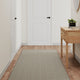 Vidaxl tapijtloper 80x300 cm sisal-look platina
