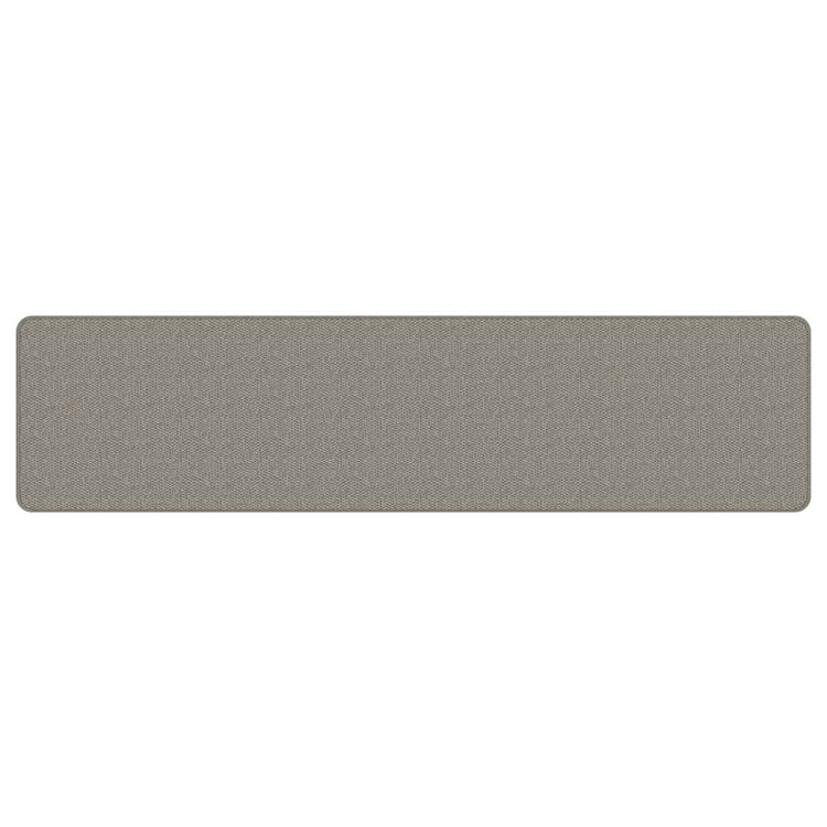 Vidaxl tapijtloper 50x200 cm sisal-look zilverkleurig