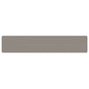 Vidaxl tapijtloper 50x250 cm sisal-look zilverkleurig