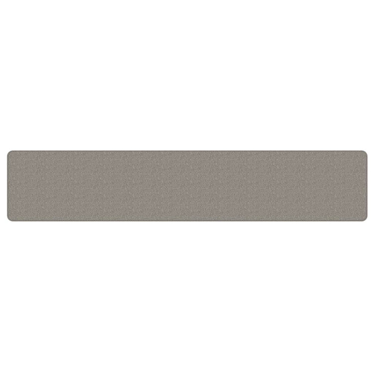Vidaxl tapijtloper 50x250 cm sisal-look zilverkleurig