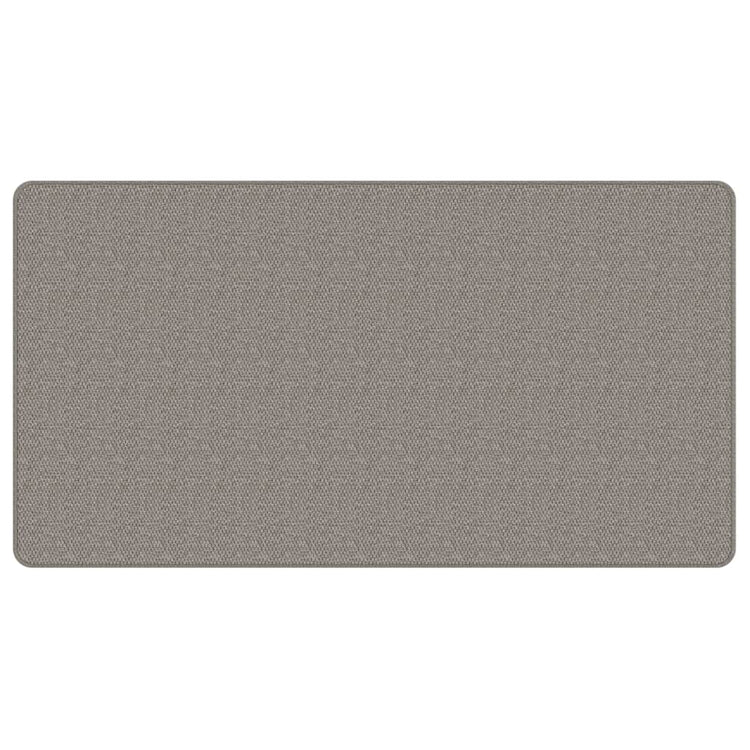 Vidaxl tapijtloper 80x150 cm sisal-look zilverkleurig