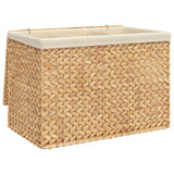 Vidaxl wasmand met 3 vakken 75x42,5x52 cm waterhyacint - afbeelding 2