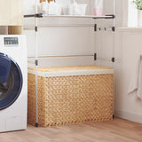 Vidaxl wasmand met 3 vakken 75x42,5x52 cm waterhyacint - afbeelding 1