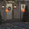 Vidaxl kerstlampen met grondpin en led's 3 st 57 cm rood