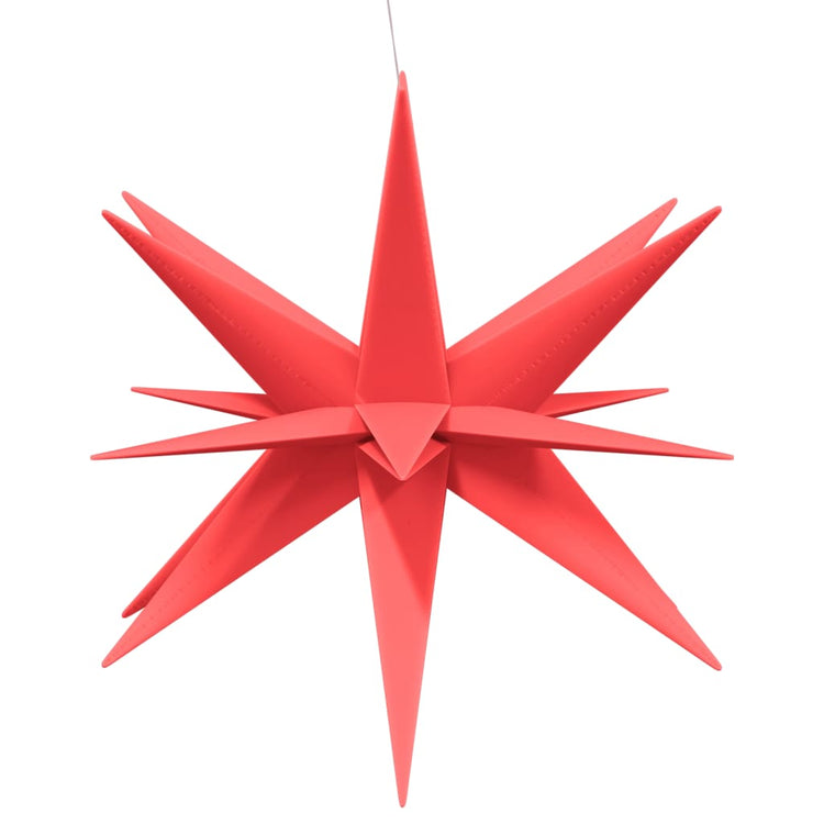 VidaXL Kerstlampen met LED's 3 st inklapbaar 100 cm rood